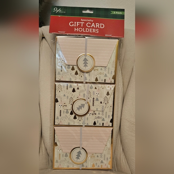 Other - Style Design Specialty Gift Card Holders 3-Pack NEW